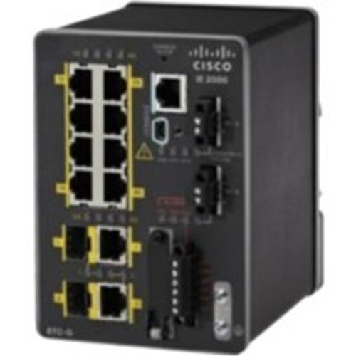 Cisco IE-2000-8TC-G-B Ethernet Switch - 10 Ports - Manageable - Fast Ethernet, Gigabit Ethernet - 10/100Base-T, 10/100/1000Base-TX, - (Fleet Network)