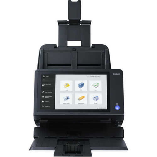 Canon ScanFront 400 Sheetfed Scanner - 600 dpi Optical - 24-bit Color - 8-bit Grayscale - 45 ppm Mono - 45 ppm Color - Duplex - 1255C002