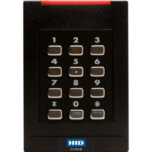 HID iCLASS SE RK40 Smart Card Reader - Cable - 2" (50.80 mm) Operating Range - Pigtail - Black (Fleet Network)