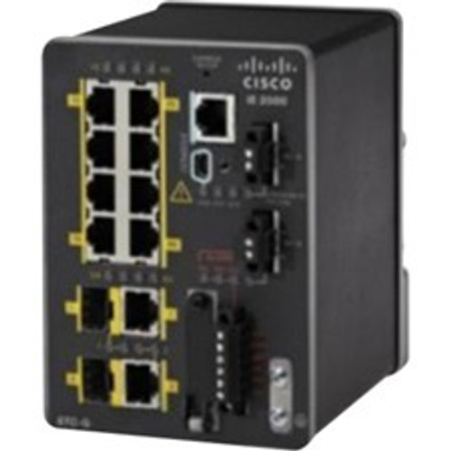 Cisco IE-2000-8TC-G-E Ethernet Switch - 10 Ports - Manageable - Fast Ethernet - 10/100Base-TX - Refurbished - 2 Layer Supported - - 2 (Fleet Network)