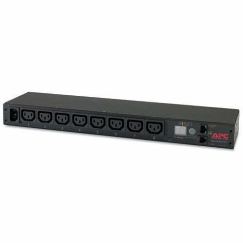 APC by Schneider Electric Rack PDU, Metered, 1U, 12A/208V, 10A/230V, (8) C13 - Metered - IEC 60320 C14 - 200 V AC - 1U - (Fleet Network)