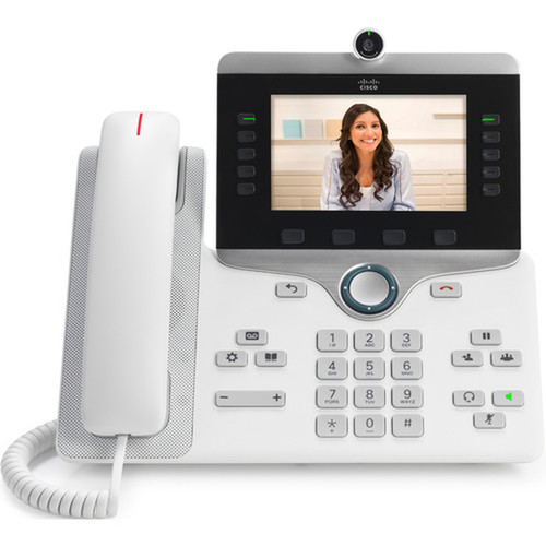 Cisco 8845 IP Phone - Refurbished - Wall Mountable - White - VoIP - 2 x Network RJ-45 - PoE Ports CP-8845-K9-RF