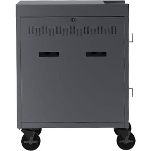 Bretford CUBE Cart - 2 Shelf - Push Handle Handle - 4 Casters - Steel Polypropylene - 30 Width x 265 Depth x 375 Height - - For TVC32PAC-CH