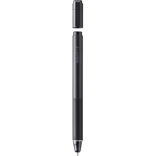 Wacom Ballpoint Pen for Wacom Intuos Pro - Medium Pen Point - 1 mm Pen Point Size - Refillable - Black Oil Based Ink - 1 KP13300D
