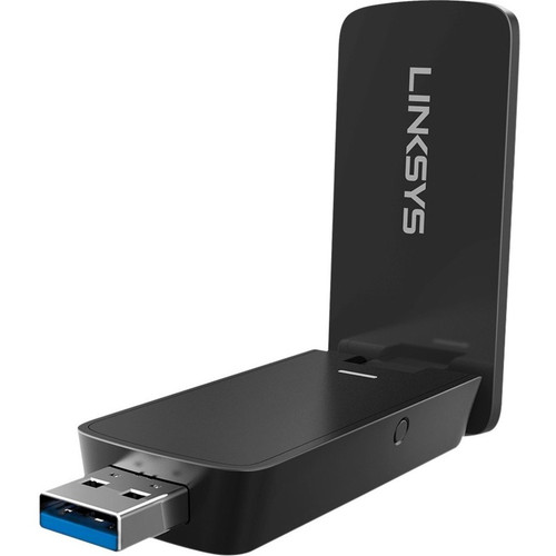 Linksys WUSB6400M IEEE 802.11 a/b/g/n/ac Dual Band Wi-Fi Adapter for Desktop Computer/Notebook/Wireless Router - USB 2.0 - 1.17 Gbit/s (Fleet Network)