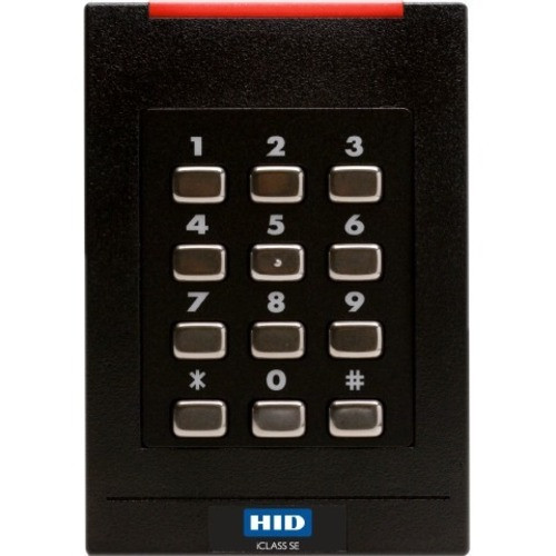 HID iCLASS SE RK40 Smart Card Reader - Cable - 2" (50.80 mm) Operating Range - Wiegand - Black (Fleet Network)