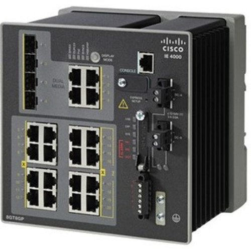 Cisco 4000 Layer 3 Switch - 8 Ports - Manageable - 10/100/1000Base-T, 100Base-X, 1000Base-X - Refurbished - TAA Compliant - 3 Layer - (Fleet Network)