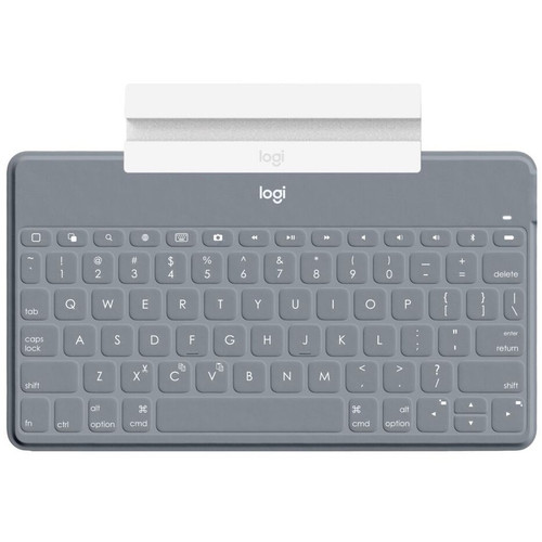 Keys-To-Go Super-Slim and Super-Light Bluetooth Keyboard for iPhone, iPad, and Apple TV - Stone - Wireless Connectivity - Bluetooth - (Fleet Network)