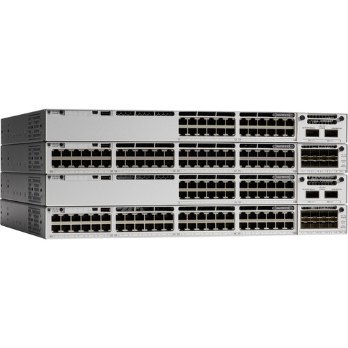 Cisco Catalyst 9300 24-port PoE+, Network Essentials - 24 Ports - Manageable - Gigabit Ethernet - 10/100/1000Base-T - Refurbished - 2 (Fleet Network)