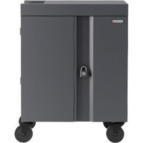 Bretford CUBE Cart - 2 Shelf - 4 Casters - 5 127 mm Caster Size - Steel - 30 Width x 265 Depth x 375 Height - Orchid - For 36 TVC36PAC-ORC