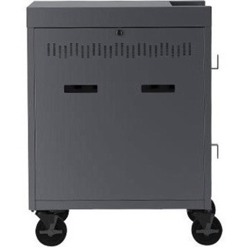 Bretford CUBE Cart - 2 Shelf - 4 Casters - 5 127 mm Caster Size - Steel - 30 Width x 265 Depth x 375 Height - Orchid - For 36 TVC36PAC-ORC