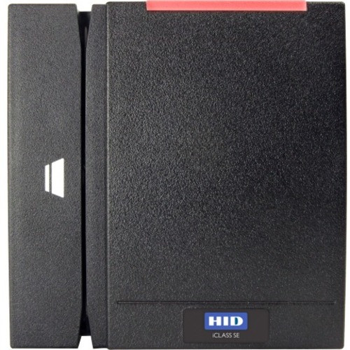 HID iCLASS SE RM40 Card Reader Access Device - Black - Proximity - 6" (152.40 mm) Operating Range - Serial - Wiegand - 16 V DC - Gang (Fleet Network)