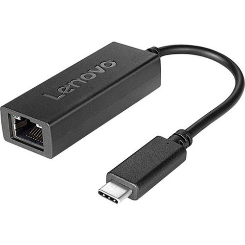 Lenovo USB-C to Ethernet Adapter - RJ-45USB Network Cable for Notebook - First End 1 x RJ-45 Network - Female - Second End 1 x USB 4X90S91831