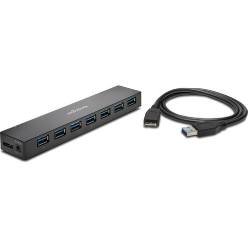 Kensington USB 30 7 Port Hub with Charging - USB - External - 7 USB Ports - 7 USB 30 Ports - PC Mac K39123AM