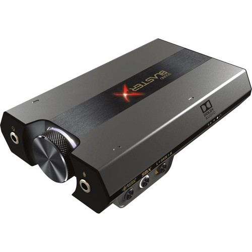 Sound Blaster Sound BlasterX G6 External Sound Card - 32 bit DAC Data Width - 7.1 Sound Channels - External - Micro USB - 4 Byte 384 - (Fleet Network)