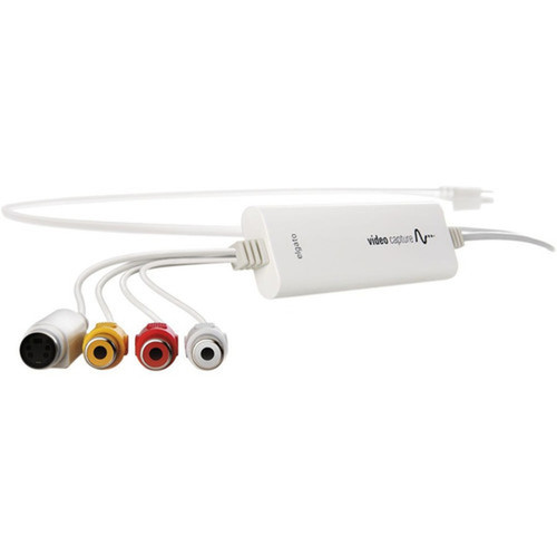 Elgato Video Capture - Functions Video Capturing - USB 20 - 640 x 480 - NTSCPALSECAM - H264 VHS Hi8 DVD - USB - PC Mac iOS 1VC104001001