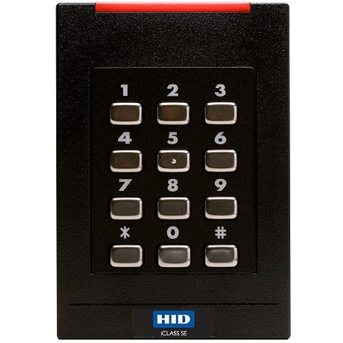 HID iCLASS SE RK40 Smart Card Reader - Contactless - Cable - Black (Fleet Network)