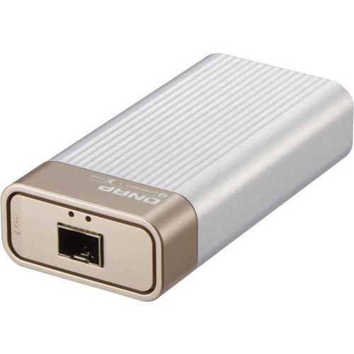 QNAP Thunderbolt 3 to 10GbE Adapter - Thunderbolt 3 - 1 Ports - Optical Fiber - 10GBase-X - Portable QNA-T310G1S