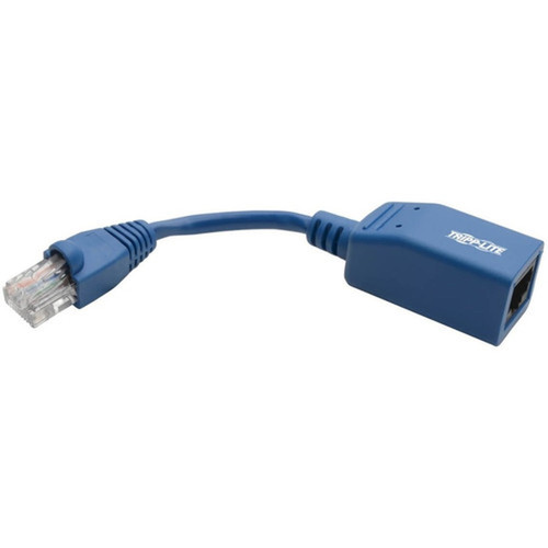 Tripp Lite Cisco Console Rollover Cable Adapter MF - RJ45 to RJ45 Blue 5 in - 5 RJ-45 Network Cable for Network Device Switch N034-05N-BL