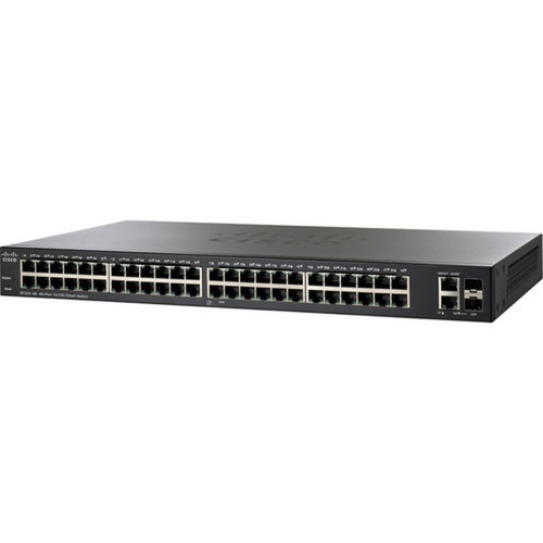 Cisco SF220-48 48-Port 10100 Smart Plus Switch - 48 Ports - Manageable - 10100Base-TX 101001000Base-T 1000Base-X - Refurbished - SF220-48-K9-NA-RF