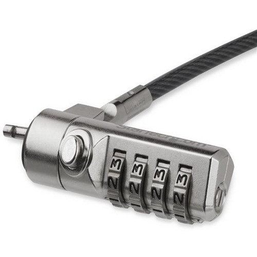 StarTechcom 65ft Laptop Cable Lock - 4 Digit Combination Anti-Theft Security Lock for K-Slot DesktopComputerDevice -Vinyl Coated - LTLOCK4D