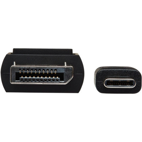 Tripp Lite U444-003-DP-BE USB-C to DisplayPort Adapter MM Black 3 ft - 3 ft DisplayPortThunderbolt 3 AV Cable for Smartphone - U444-003-DP-BE