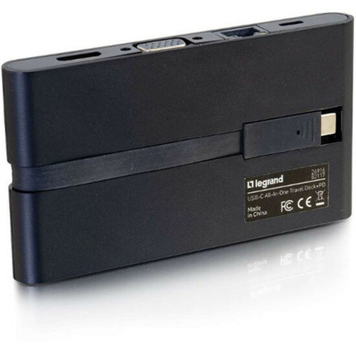 C2G USB C Portable Laptop Dock with HDMI VGA Ethernet USB-C USB-A SD Card Reader - for NotebookTablet PCDesktop PCSmartphone - 26916