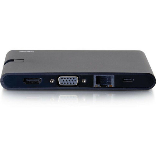 C2G USB C Portable Laptop Dock with HDMI VGA Ethernet USB-C USB-A SD Card Reader - for NotebookTablet PCDesktop PCSmartphone - 26916