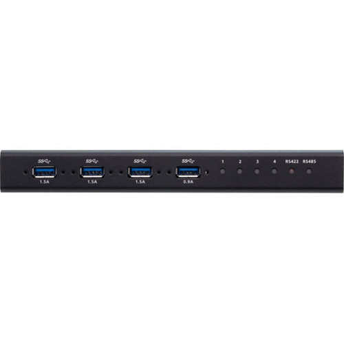 ATEN 4 x 4 USB 31 Gen 1 Industrial Hub Switch - USB 32 Gen 1 - 4 USB Ports - 4 Thunderbolt Ports - 4 USB 31 Ports - Mac PC US3344I