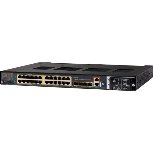 Cisco IE-4010-4S24P Industrial Ethernet Switch - 24 Ports - Manageable - Gigabit Ethernet - 1000Base-X, 10/100/1000Base-T - - 3 Layer (Fleet Network)