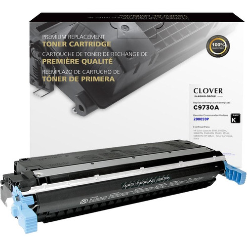 Clover Technologies Remanufactured Laser Toner Cartridge - Alternative for HP 645A, EP-86BK (C9730A, 6830A005) - Black Pack - 13000 (Fleet Network)