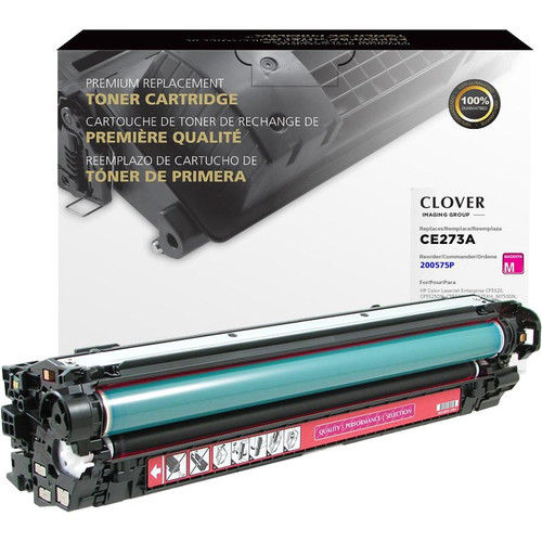 Clover Technologies Remanufactured Laser Toner Cartridge - Alternative for HP 650A (CE273A) - Magenta Pack - 15000 Pages (Fleet Network)