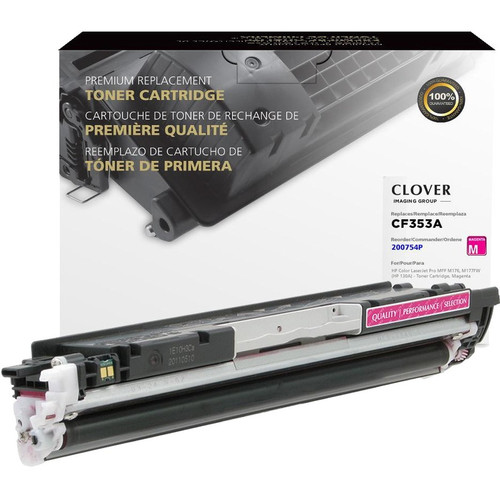 Clover Technologies Remanufactured Laser Toner Cartridge - Alternative for HP 130A (CF353A) - Magenta Pack - 1000 Pages (Fleet Network)