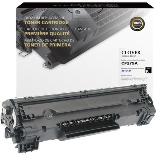 Clover Technologies Remanufactured Laser Toner Cartridge - Alternative for HP 79A CF279A - Black Pack - 1000 Pages 201042P