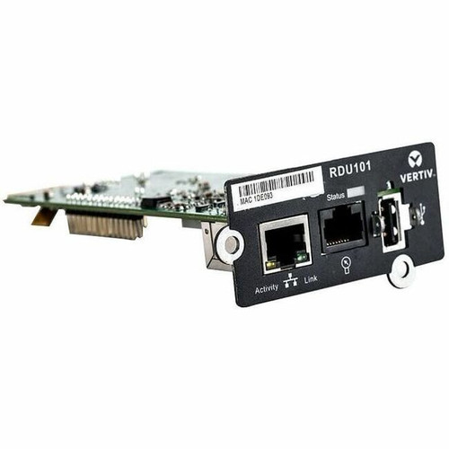 Vertiv Liebert IntelliSlot RDU101 - Network Card |Remote Management Adapter (RDU101) - IntelliSlot - 1 x Network (RJ-45) Port(s) (Fleet Network)