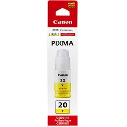 Canon GI-20 Yellow Ink Bottle - Inkjet - Cyan (Fleet Network)