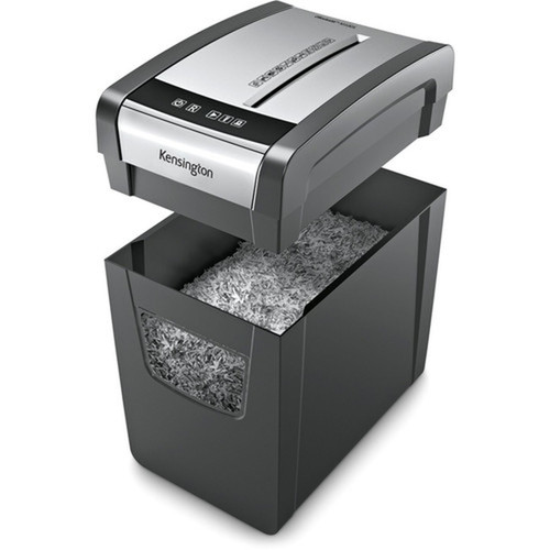 Kensington OfficeAssist Shredder M100S Anti-Jam Cross Cut - Non-continuous Shredder - Cross Cut - 10 Per Pass - for shredding Paper - K52076AM