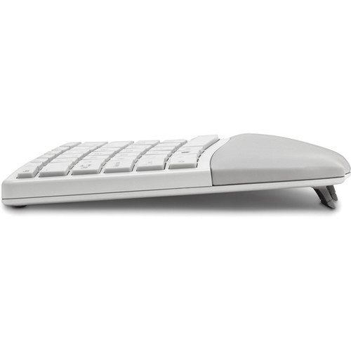 Kensington Pro Fit Ergo Wireless Keyboard and Mouse-Gray - USB Wireless BluetoothRF 40 Keyboard - Gray - USB Wireless BluetoothRF - K75407US