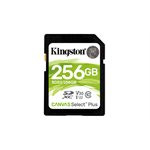 Kingston Canvas Select Plus 256 GB Class 10/UHS-I (U3) V30 SDXC - 100 MB/s Read - 85 MB/s Write (Fleet Network)