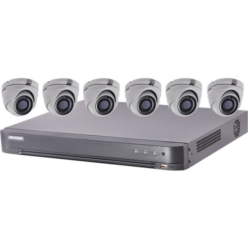 Hikvision 5 MP TurboHD Kits - 2 TB HDD - Digital Video Recorder, Camera - 2560 x 1944 Camera Resolution - HDMI (Fleet Network)