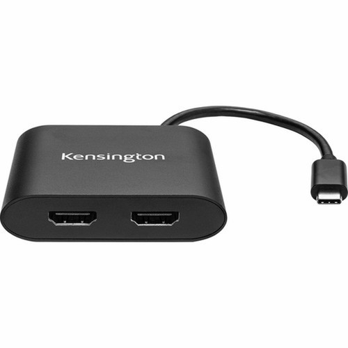 Kensington USB-C to Dual HDMI 14 Video Adapter - 1 Pack - 1 x Type C USB Male - 2 x HDMI HDMI 14 Digital AudioVideo Female - 3840 x K38286WW