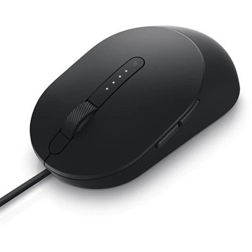 Dell MS3220 Mouse - Laser - Cable - Black - USB 2.0 - 3200 dpi - Tilt Wheel (Fleet Network)