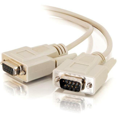 C2G Serial Extension Cable - DB-9 Male Serial - DB-9 Female Serial - 7.62m (Fleet Network)