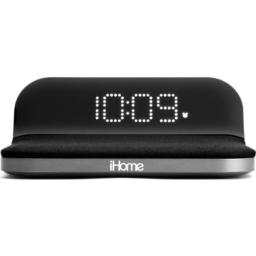 iHome Compact Alarm Clock with Qi Wireless Charging and USB Charging - Digital (Fleet Network)