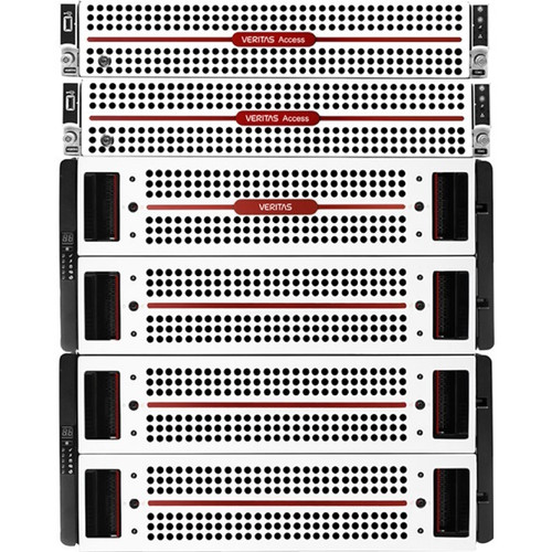 Veritas Access 3340 NAS Storage System - 82 x HDD Installed - 255 TB Installed HDD Capacity - 12Gb/s SAS Controller - RAID Supported 6 (Fleet Network)