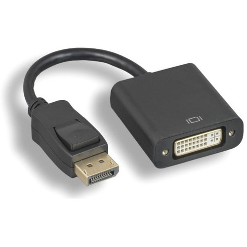 Axiom DisplayPort Male to DVI-I Dual Link Female Adapter (Black) - DPMDVIFK-AX - DisplayPort/DVI-I Video Cable for Video Device, - 1 x (Fleet Network)