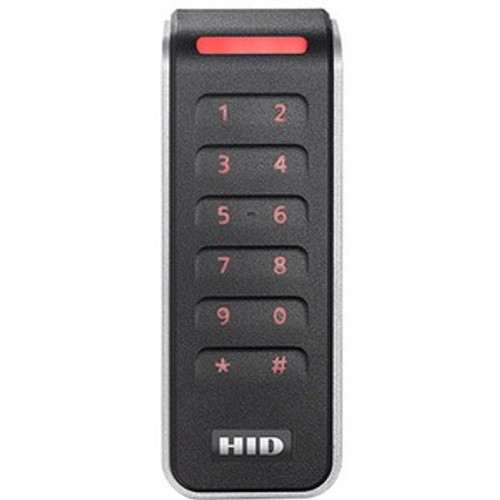 HID Signo 20k Card Reader/Keypad Access Device - Black, Silver Door - Key Code, Proximity - 3.94" (100 mm) Operating Range - Bluetooth (Fleet Network)