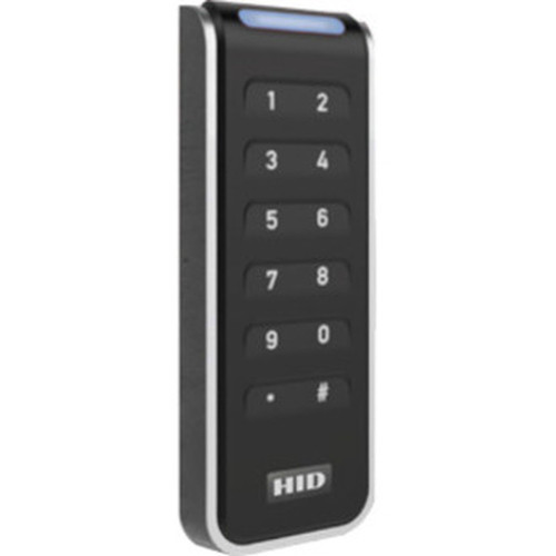 HID Signo 20k Card ReaderKeypad Access Device - Black Silver Door - Key Code Proximity - 394 100 mm Operating Range - Bluetooth 20KNKS-00-000000