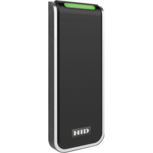 HID Signo 20 Card Reader Access Device - Black Silver Door Indoor Outdoor - Proximity - 394 100 mm Operating Range - Bluetooth 20NKS-02-000000
