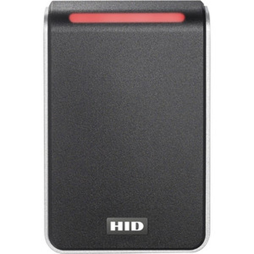 HID Signo 40 Card Reader Access Device - Black Silver Door Indoor Outdoor - Proximity - 394 100 mm Operating Range - Bluetooth 40TKS-02-000000